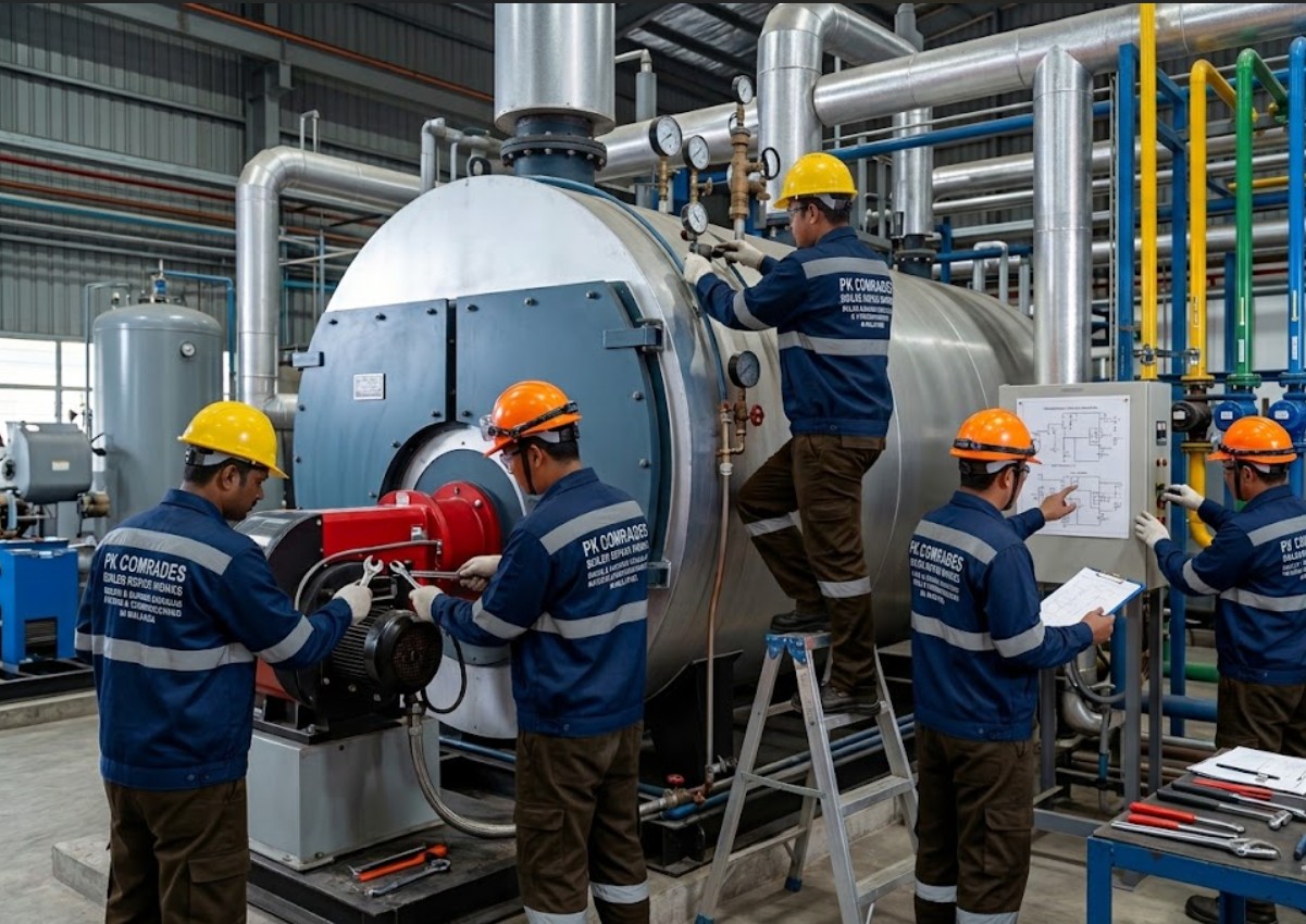 Boiler and burner installation and commissioning in Malaysia