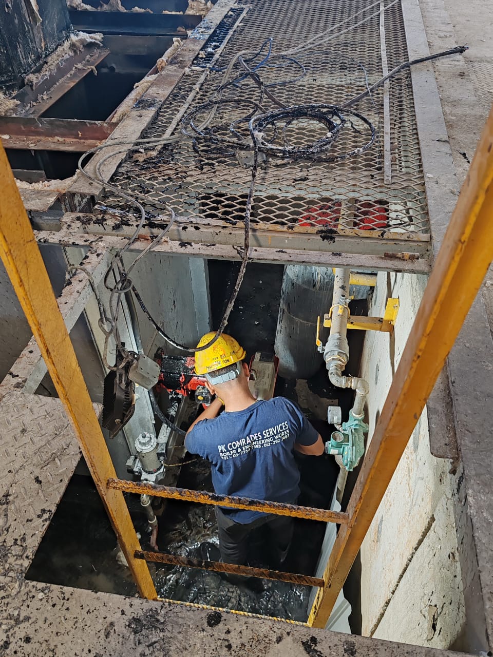 Completed industrial burner commissioning and tuning project in Malaysia