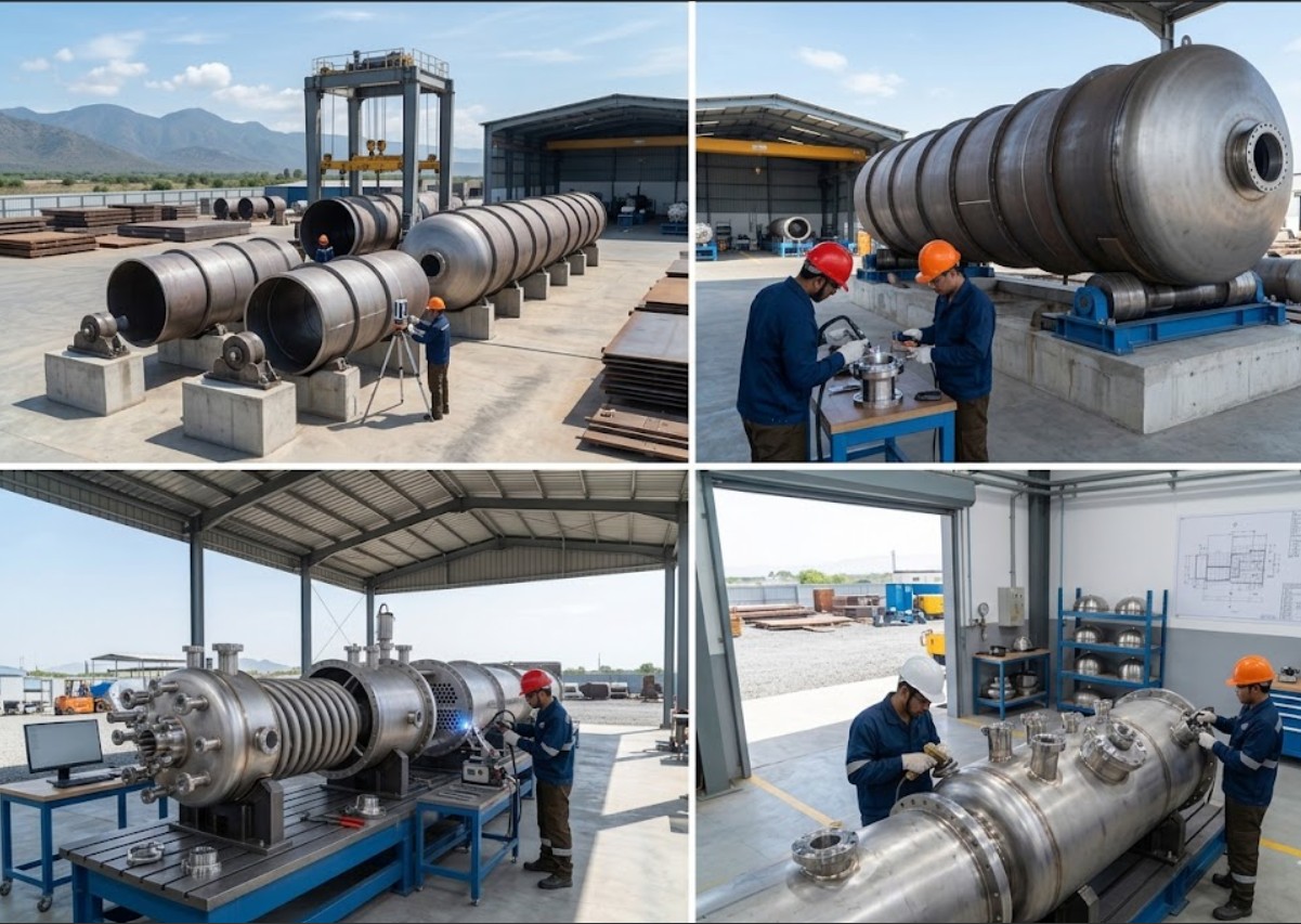 Custom pressure vessel fabrication work in Malaysia