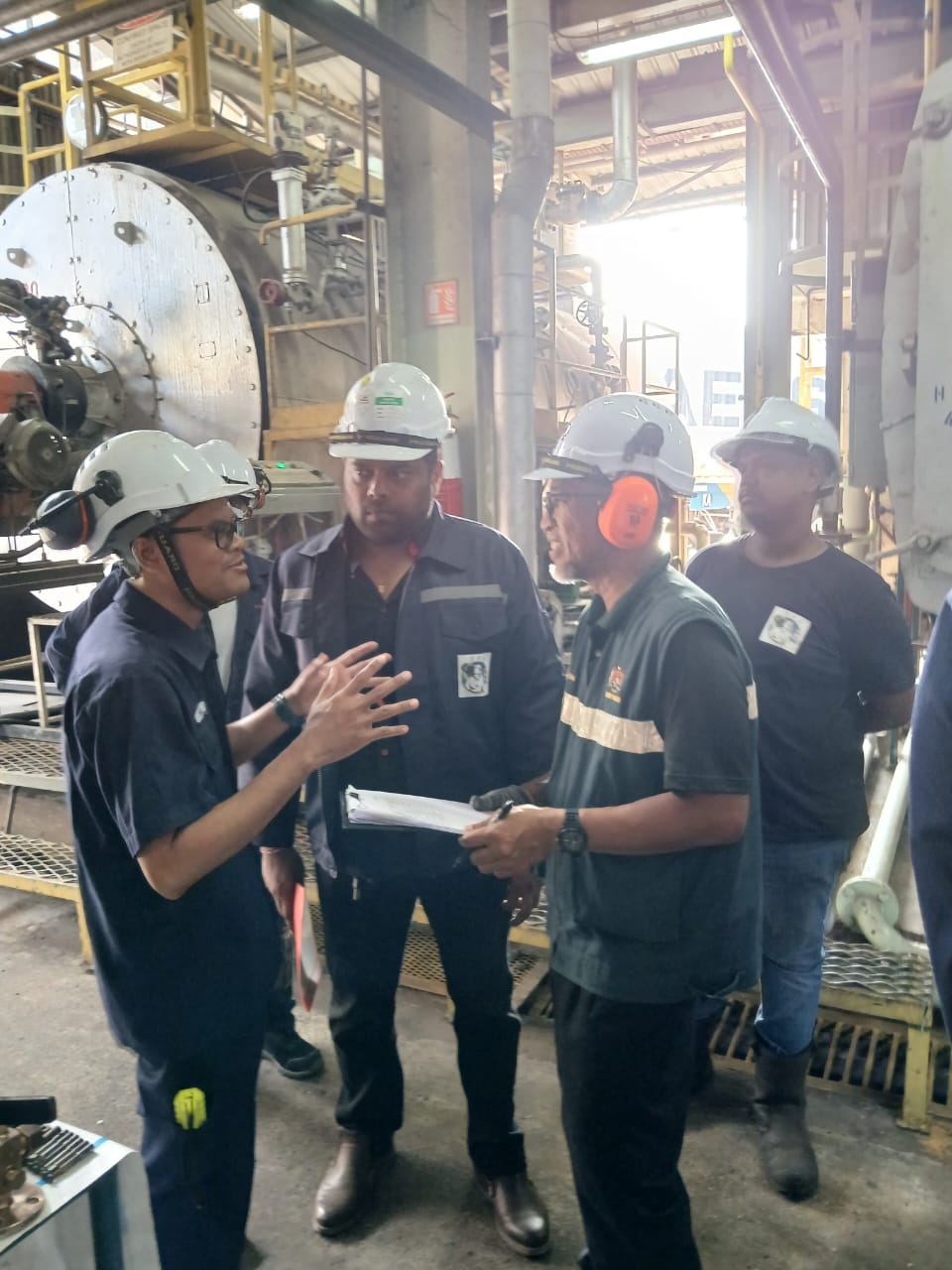 PK Comrades industrial boiler engineering team in Malaysia